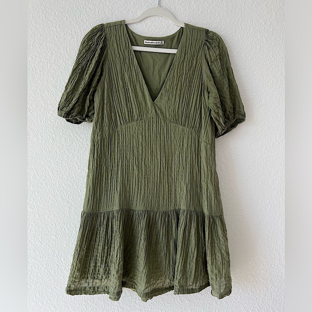 Abercrombie & Fitch Olive Green Mini Dress